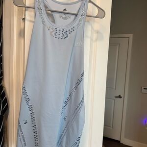 Adidas Asymmetrical Blue Tank Top – Size XL